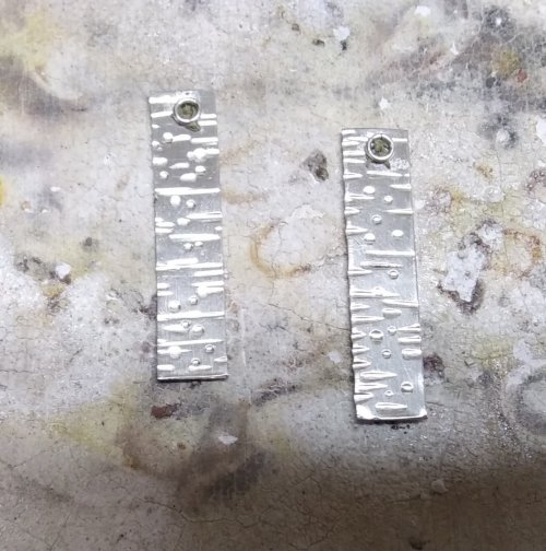 Judy Larson's Birch Bark Texture - Option A, General Education, Texturing, solder 2.5mm 22 gauge jump rings